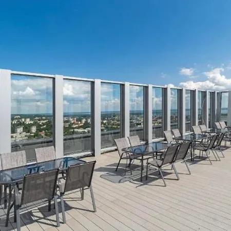 Hanza Tower Lux 5 Pool Jacuzzi Sauna Appartamento Stettino